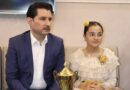 Deputy Speaker of the Council of Representatives Dr. Shakhwan Abdullah honors the student (Nina Muhammad Khader) from Kirkuk Governorate for obtaining second place in the world in the mental arithmetic competition that was held in the State of Egypt 