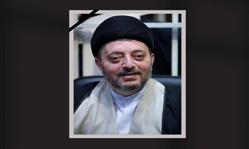 Dr. Shakhwan Abdullah condoles with Mr. Ammar Al-Hakim and the family of Al-Hakim on the death of the scholar, Mr. Sadiq Al-Hakim, son of the martyr of the mihrab, Muhammad Baqir Al-Hakim.