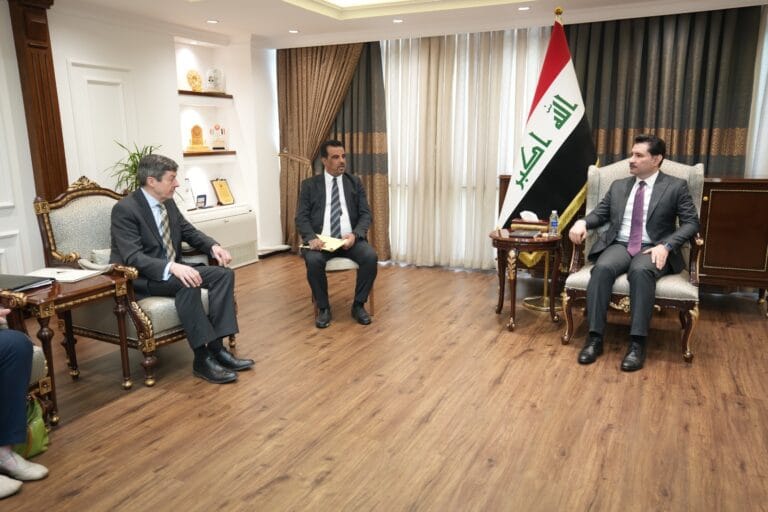 Deputy Speaker of the Council of Representatives, Dr. Shakhwan Abdullah, discusses with international partners… developing parliamentary work and raising the level of capabilities and skills of the Council’s employees.