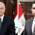 سهرۆك كۆمار لهپهیوهندییهكی تهلهفۆنیدا پیرۆزبایی لهدكتۆر شاخهوان عهبدوڵا دهكات بهبۆنهی ههڵبژاردنی وهك جێگری سهرۆكی ئهنجومهنی نوێنهران سهرۆك كۆمار لهپهیوهندییهكی تهلهفۆنیدا پیرۆزبایی لهدكتۆر شاخهوان عهبدوڵا دهكات بهبۆنهی ههڵبژاردنی وهك جێگری سهرۆكی ئهنجومهنی نوێنهران