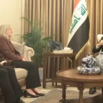 لەمیانی پێشوازیكردنی لە باڵیۆزی ویلایەتە یەكگرتووەكان لەعێراق.. مەندەلاوی داوای بنیاتنانی هاوبەشیی راستەقینەی ئابوری و پەیوەندییەكی هاوسەنگ دەكات لەنێوان بەغدادو واشنتۆن لەمیانی پێشوازیكردنی لە باڵیۆزی ویلایەتە یەكگرتووەكان لەعێراق.. مەندەلاوی داوای بنیاتنانی هاوبەشیی راستەقینەی ئابوری و پەیوەندییەكی هاوسەنگ دەكات لەنێوان بەغدادو واشنتۆن