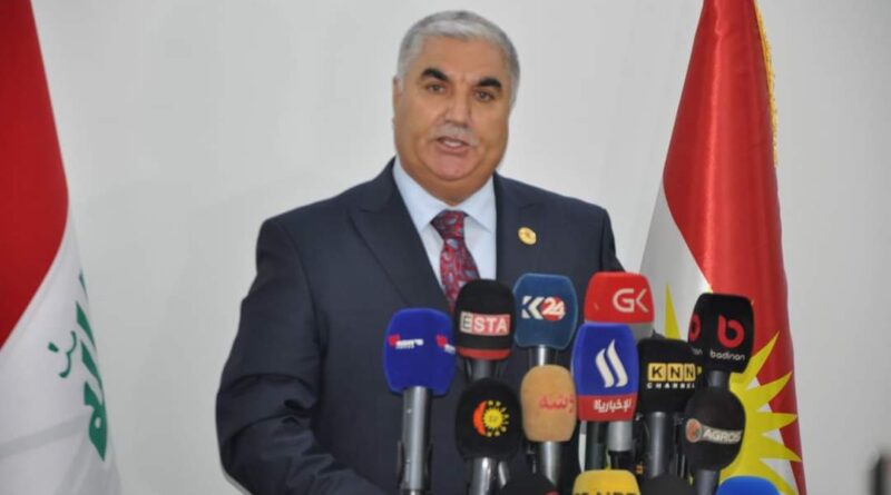 النائب محما خليل يطالب رئيس الوزراء بعقد جلسة وزارية طارئة لحل مشاكل النازحين
