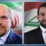 الحلبوسي يتلقى برقية تهنئة من رئيس مجلس الشورى الإسلامي الإيراني