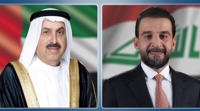 الحلبوسي يتلقى اتصالاً من رئيس المجلس الوطني الاتحادي الإماراتي