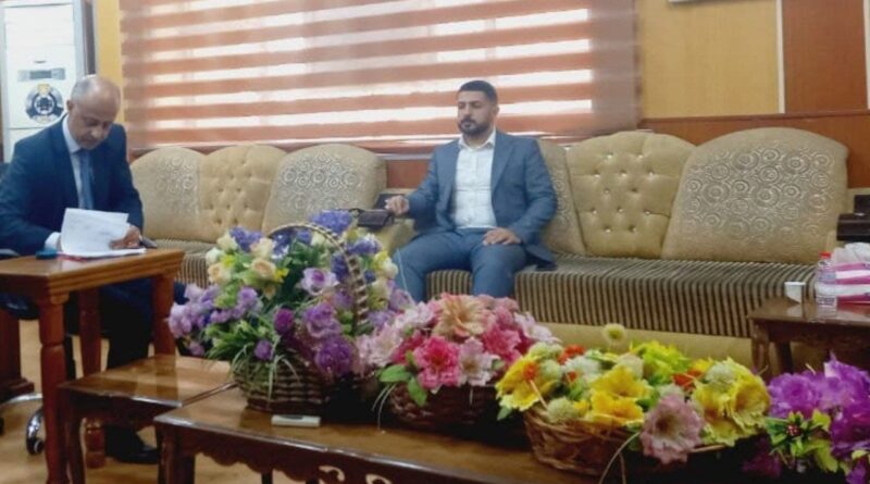 النائب احمد الدراجي يلتقي مدير عام تربية محافظة ميسان