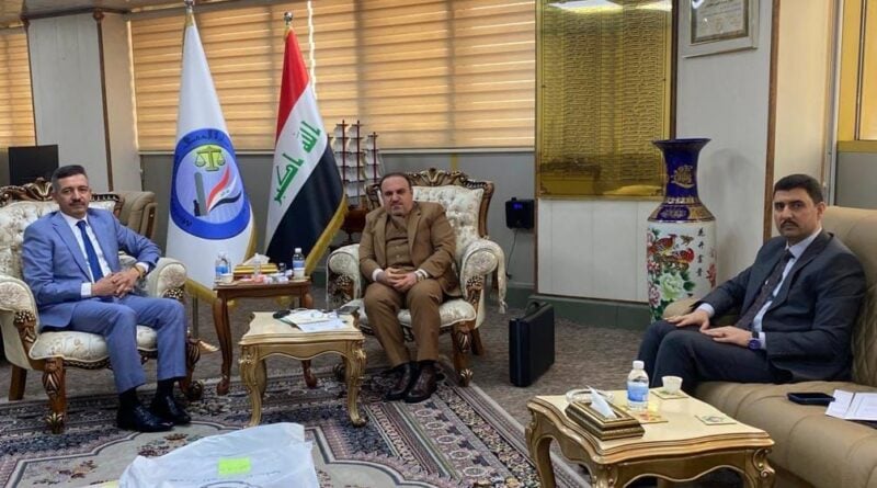 النائب صلاح مهدي زيني يلتقي وزير العدل في بغداد
