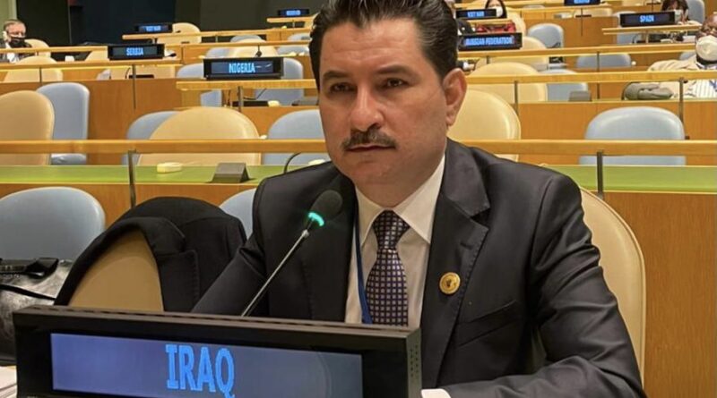 د.شاخەوان عبدالله أحمد نائب رئيس مجلس النواب يلقي كلمة العراق في جلسة الإستماع البرلمانية بمقر الأمم المتحدة