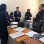 النائبة سوزان منصور تزور دائرة التسجيل العقاري في خانقين