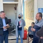 النائب شيروان الدوبرداني يزور المركز الصحي في مخيم حسن شام في نينوى