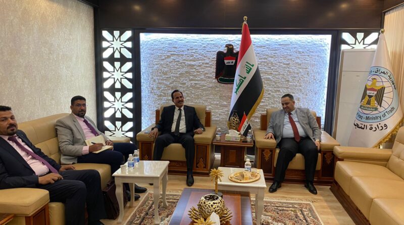 النائب جواد الغزالي يلتقي وزير التجارة في بغداد