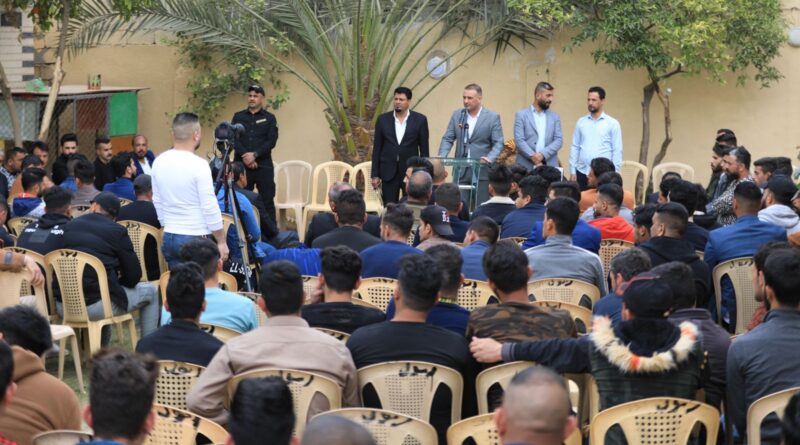 النائب محمد الدليمي يلتقي شباب مناطق شمال شرق بغداد