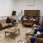 النائب لقاء آل ياسين تستقبل نقيب أطباء العراق