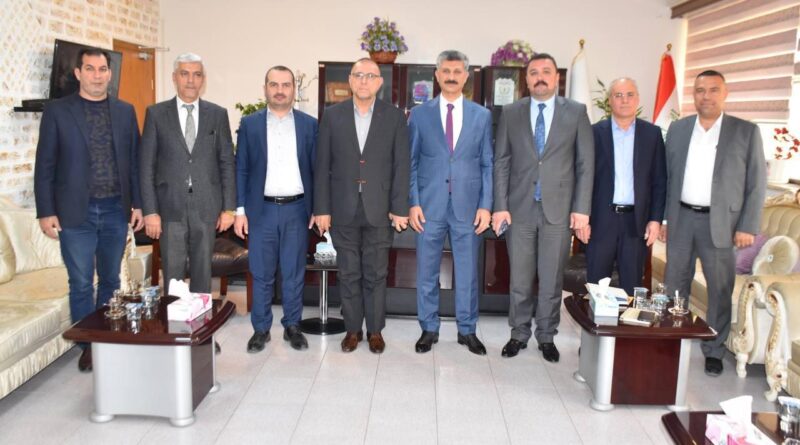 النائب غريب التركماني يزور شركة نفط الشمال ومديرية شؤون الافراد في كركوك