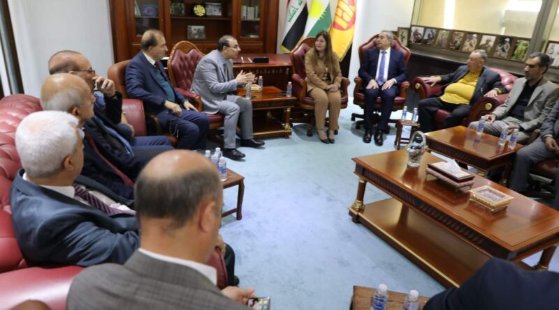 النائب فيان صبري تلتقي مستشار الرئيس بارزاني في بغداد