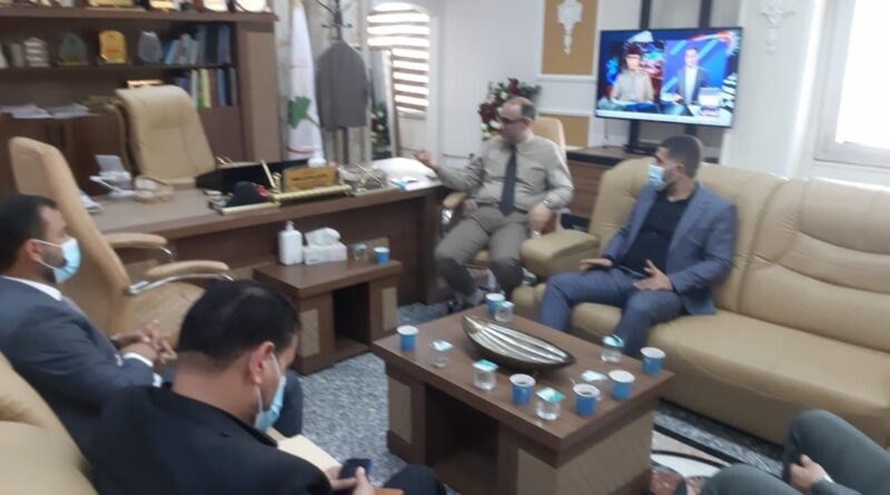 النائب احمد الدراجي يلتقي وزير الصحة في بغداد