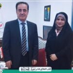 النائب شيماء الدراجي تلتقي وزير الكهرباء في بغداد