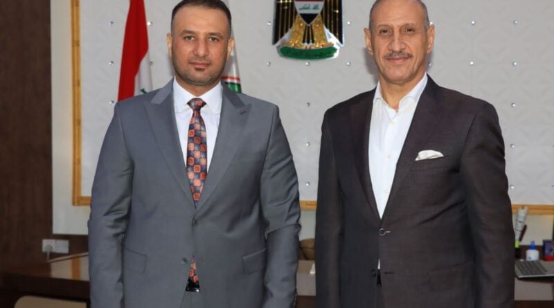 النائب محمد الدليمي يلتقي وزير الشباب والرياضة في بغداد