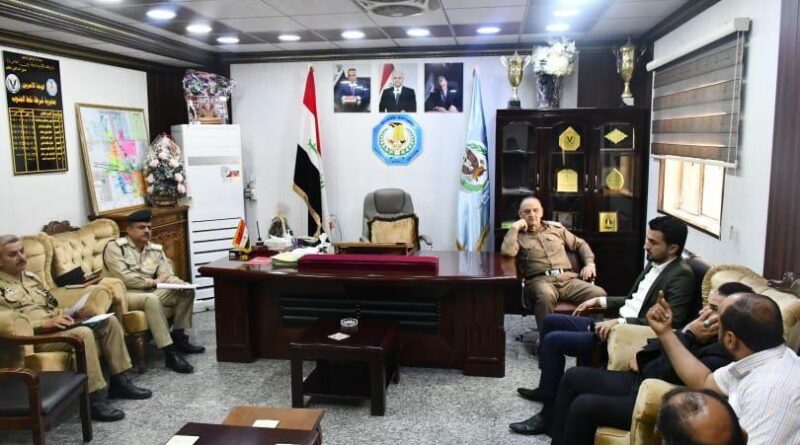النائب مصطفى المرياني يزور مديرية شرطة نفط الجنوب
