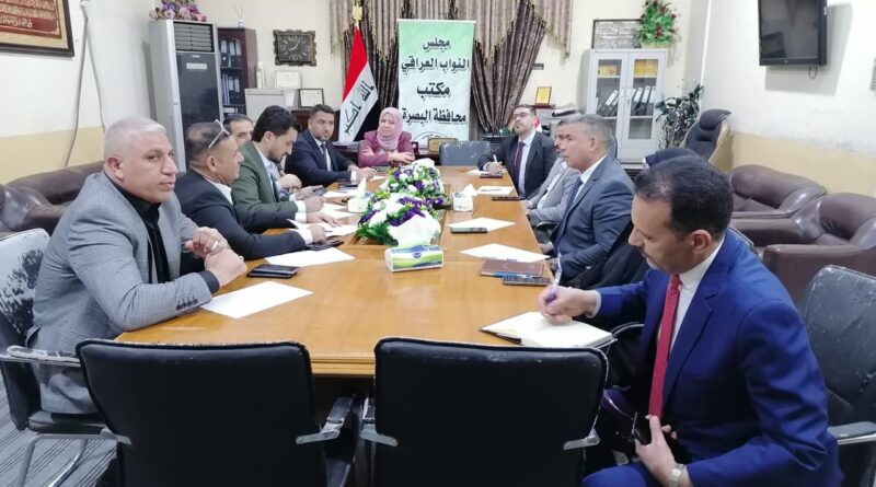 نواب البصرة يعقدون اجتماعا بمكتب مجلس النواب في المحافظة