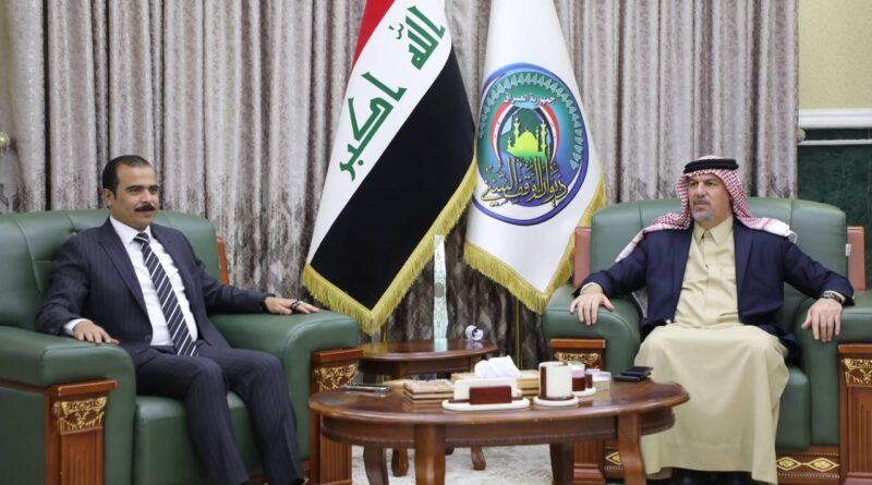 النائب محمود القيسي يلتقي رئيس ديوان الوقف السني في بغداد