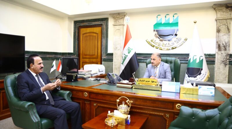 النائب جواد الغزالي يلتقي وزير الصناعة و المعادن في بغداد