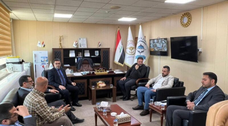 النائب احمد الربيعي يزور الشركة العامة للملاحة الجوية في مطار بغداد الدولي