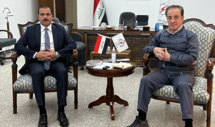 النائب محمود القيسي يلتقي وزير الكهرباء في بغداد