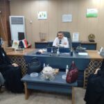 النائب سندس اللامي تلتقي وزير الصحة في بغداد