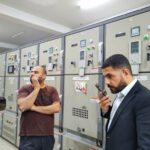 النائب احمد الدراجي يزور قسم صيانة الكهرباء في ميسان