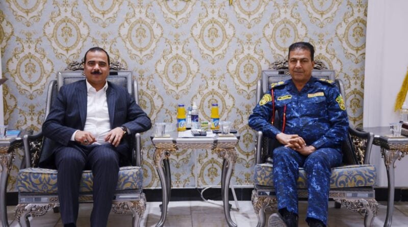 النائب محمود القيسي يلتقي قائد الفرقة الثانية في الشرطة الاتحادية