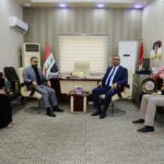 النائب علي الساعدي يلتقي قائمقام الرصافة في بغداد النائب علي الساعدي يلتقي قائمقام الرصافة في بغداد