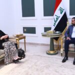 الحلبوسي يستقبل الممثل الخاص للأمين العام للأمم المتحدة في العراق