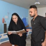 النائب سندس اللامي تزور مركز صحي بناحية الدجيلي في واسط