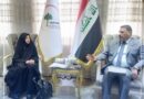 النائب لقاء ال ياسين تلتقي وزير الصحة في بغداد