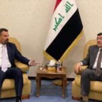 النائب احمد الجبوري يلتقي وزير الموارد المائية في بغداد