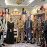 النائب انتصار الجزائري تزور قيادة شرطة البصرة