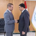 النائب مضر الكروي يلتقي وزير الموارد المائية في بغداد
