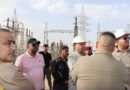 النائب احمد السلماني يزور محطة عكاز الغازية في الانبار