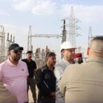النائب احمد السلماني يزور محطة عكاز الغازية في الانبار
