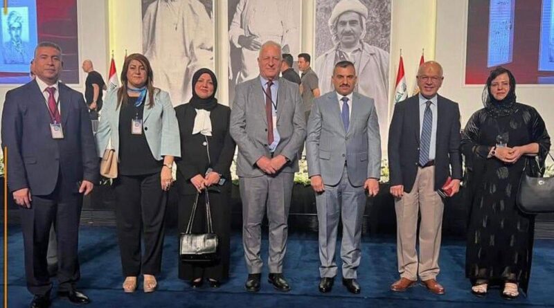النائب محمد البياتي يحضر مؤتمر ثقافي لجامعة صلاح الدين في اربيل