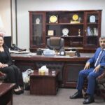 النائب سوزان منصور تزور وزارة التعليم العالي والبحث العلمي في بغداد