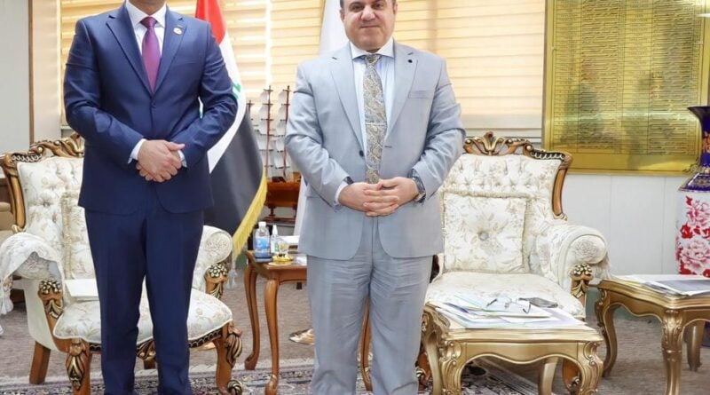 النائب محمد الدليمي يزور وزارة العدل في بغداد