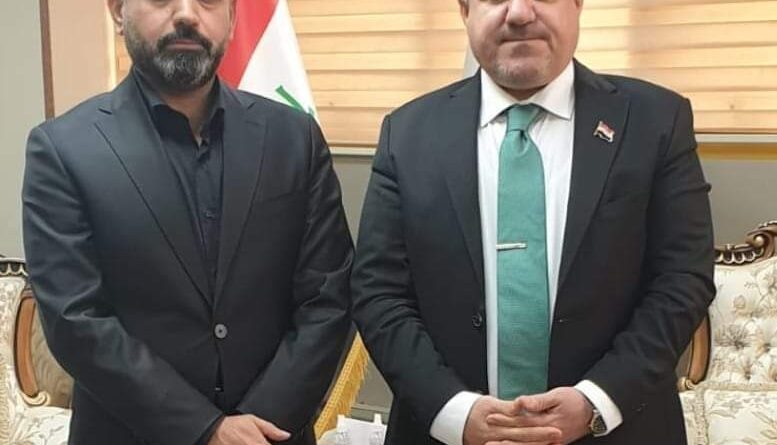 النائب علي الساعدي يلتقي وزير العمل وكالةً في بغداد