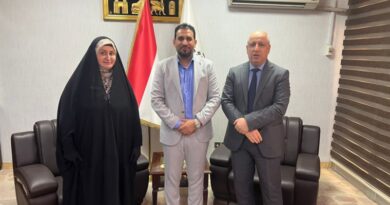 النائبان سهيلة العجرش وحسين الكطراني يزوران وزارة التخطيط في بغداد