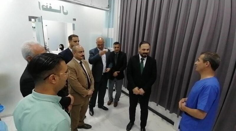 النائب محمد الرميثي يزور مركز جوهرة الشام الطبي الخيري في المثنى