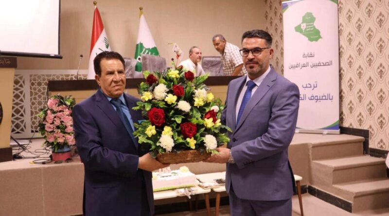 النائب احمد الربيعي يحضر احتفالية اليوم الوطني للصحافة العراقية