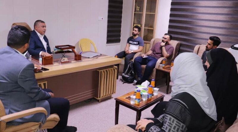 النائب ياسين حسن يلتقي ممثلي طلبة الدراسات العليا في البصرة