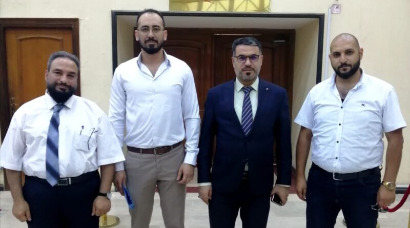 النائب احمد الربيعي يزور وزارة الصحة في بغداد