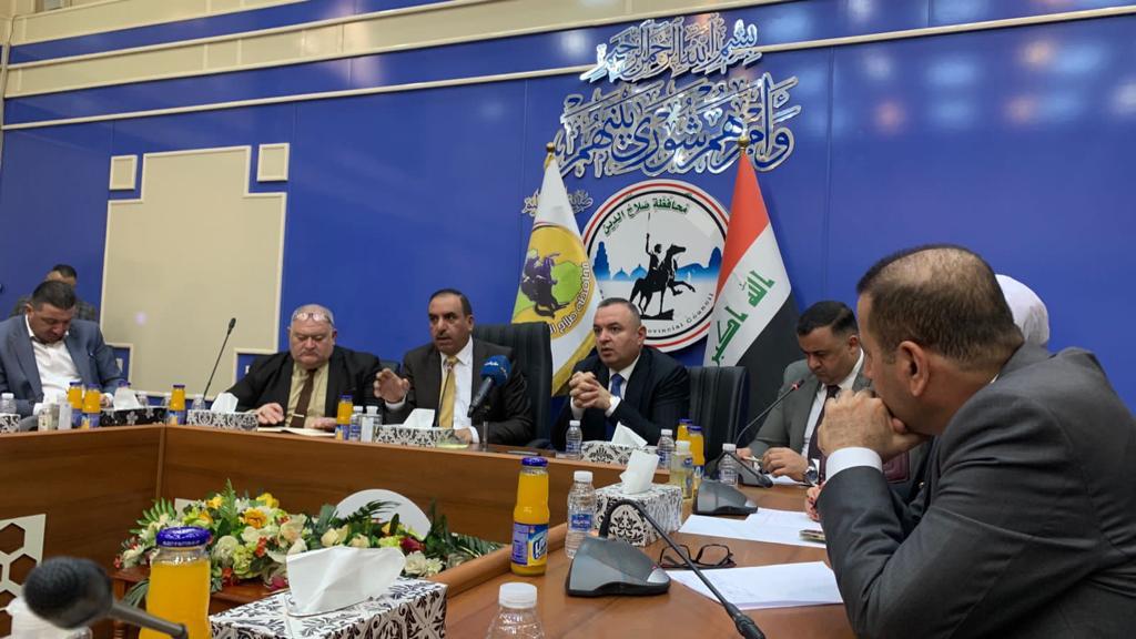 لجنة الأقاليم والمحافظات غير المنتظمة في اقليم تزور محافظة صلاح الدين