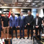 د.شاخەوان عبدالله يستقبل وفداً من حكام العراقيين الدوليين لكرة القدم، ويؤكد على إستمرار دعم مجلس النواب لقطاع الرياضة والشباب د.شاخەوان عبدالله يستقبل وفداً من حكام العراقيين الدوليين لكرة القدم، ويؤكد على إستمرار دعم مجلس النواب لقطاع الرياضة والشباب